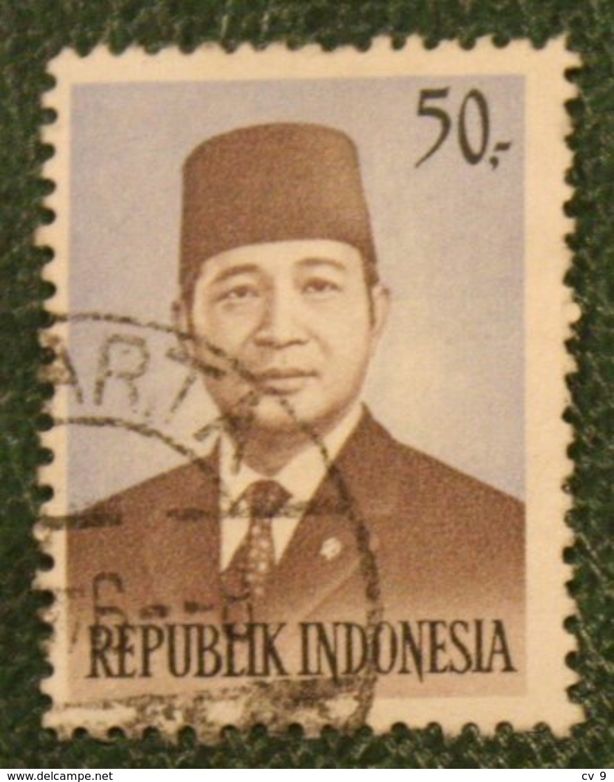 50 R President Suharto (Mi 781) 1974 Used Gebruikt Oblitere Indonesie / Indonesien / Indonesia - Indonesien