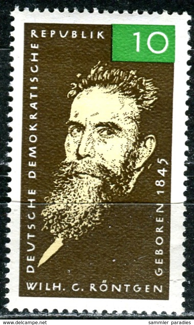 DDR - Mi 1096 - ** Postfrisch (E) - 10Pf  Wilhelm Röntgen - Ungebraucht