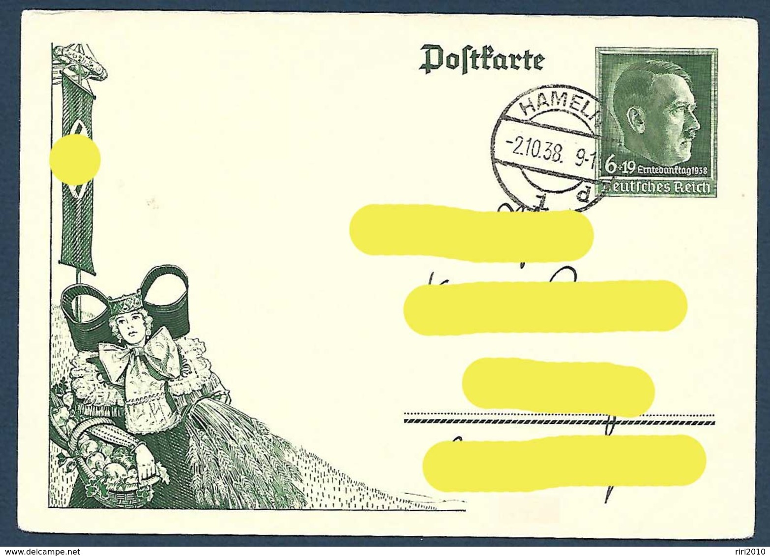 Allemagne - Postkarte - Hitler - Briefe U. Dokumente