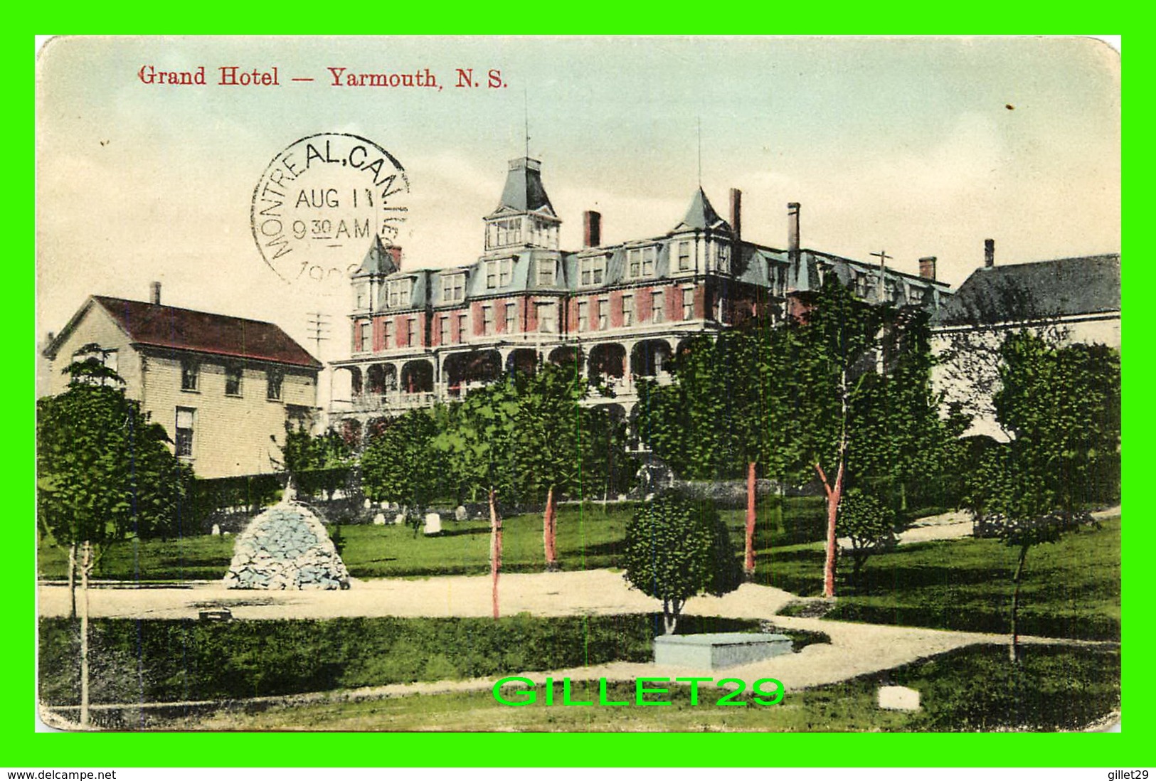 YARMOUTH, NOVA SCOTIA - GRAND HOTEL - TRAVEL IN 1906 - - Yarmouth