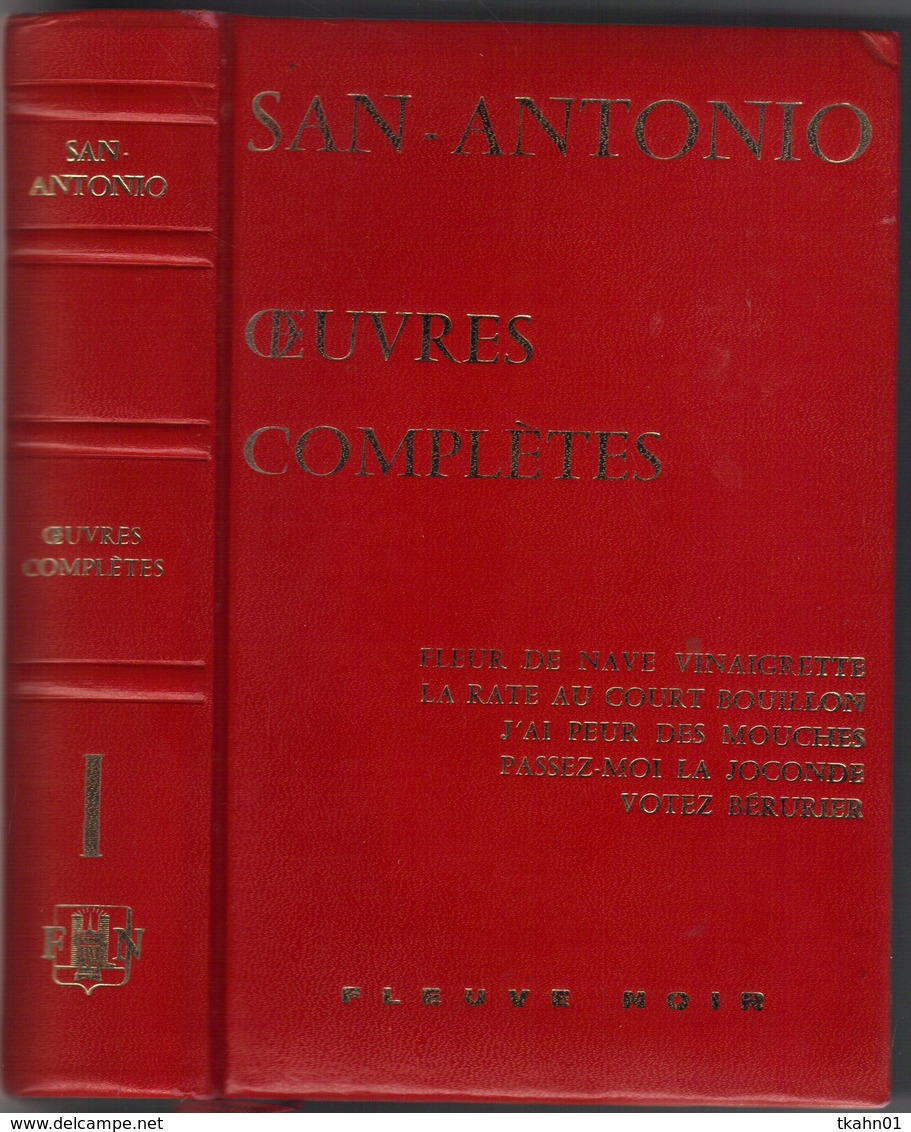 SAN-ANTONIO " OEUVRES COMPLETES " TOME 1 DE 1967 - San Antonio