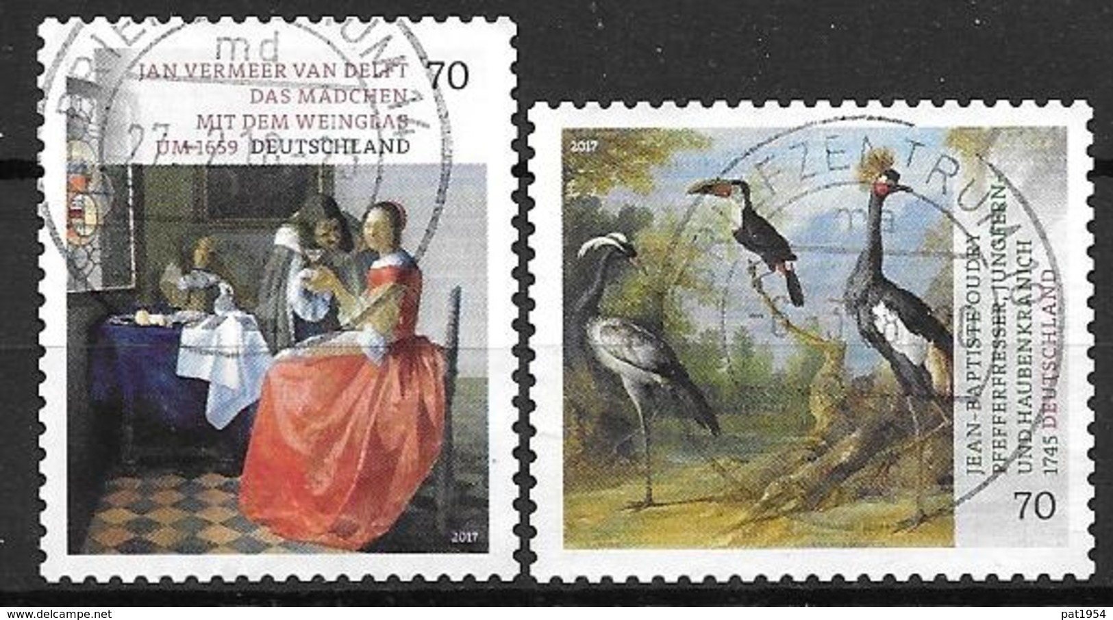 Allemagne 2017 N°3071/3072 Oblitérés Trésors Des Musées - Used Stamps