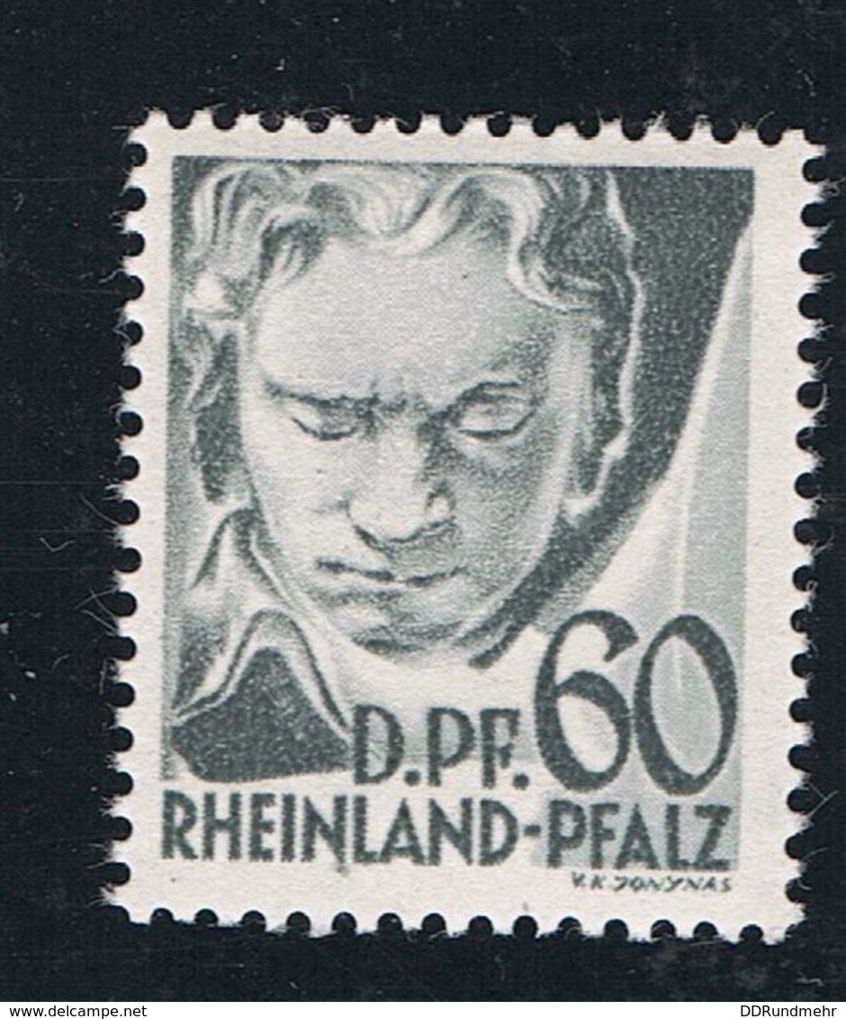 1948 August Rheinland-Pfalz Mi DE-FRP 27 Sn DE 6N27 Yt DE-FRP 27 Sg DE-FR 27 Postfrich Xx - Sonstige & Ohne Zuordnung