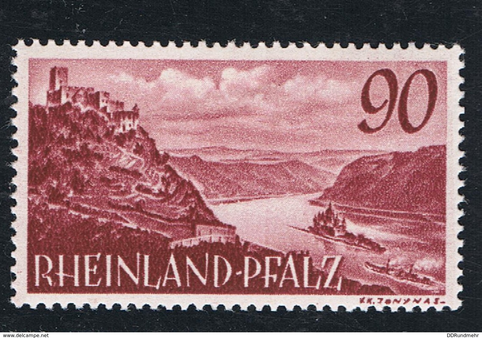 1949 Jan. Rheinland-Pfalz Mi DE-FRP 41 Sn DE 6N38 Yt DE-FRP 38 Sg DE-FR 41  Postfrich Xx - Sonstige & Ohne Zuordnung