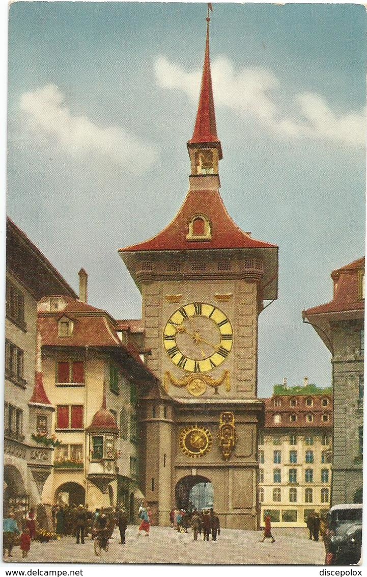 W1283 Bern Berne - Zeitglockenturm La Tour De L'Horloge / Viaggiata 1956 - Berna