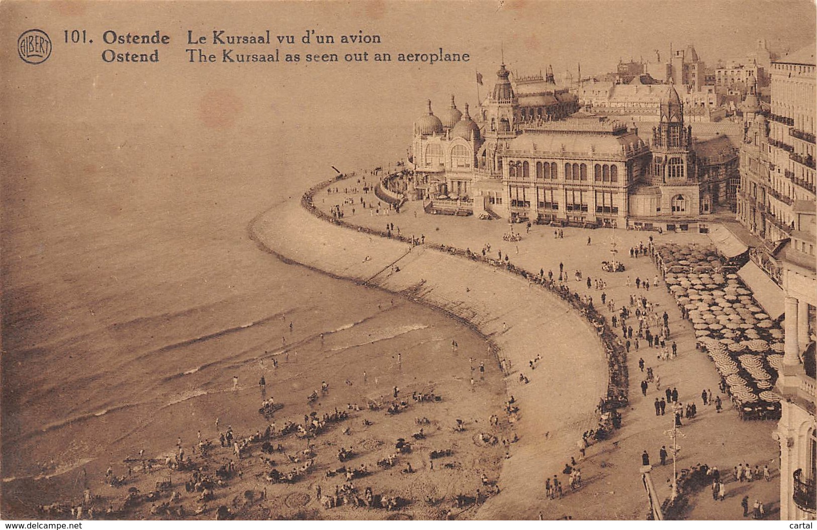 OSTENDE - Le Kursaal Vu D'un Avion - Oostende