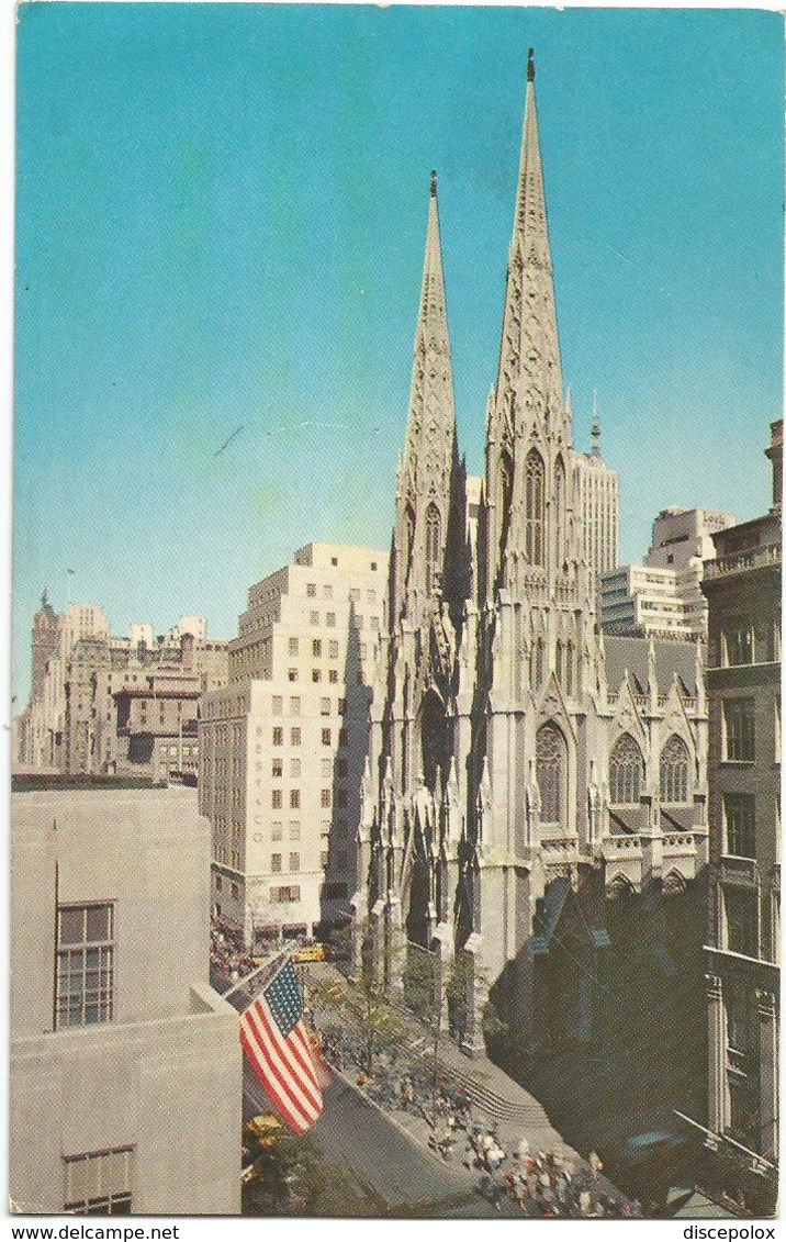 W1293 New York City - Saint Patrick's Cathedral / Viaggiata 1962 - Églises