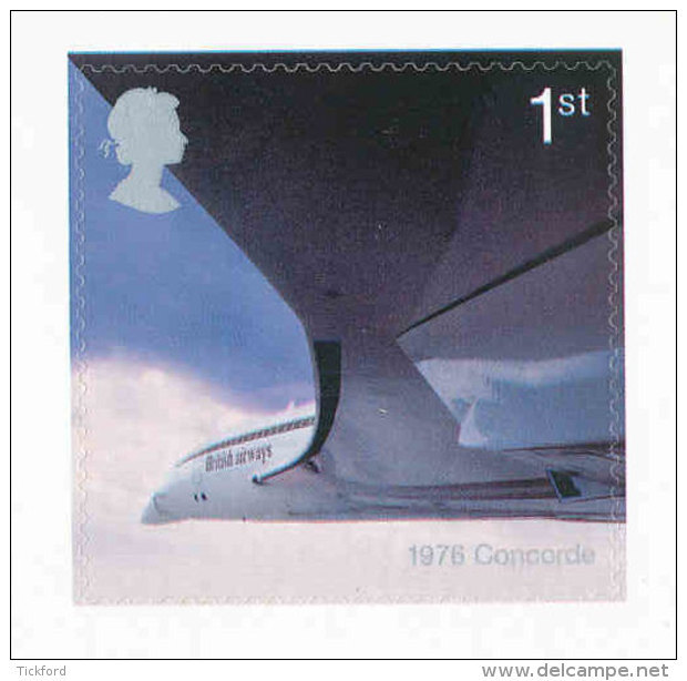 GRANDE-BRETAGNE - 2002 - TP  Autoadhésif  YT 2333  - SG N°2290 - NEUF  LUXE ** MNH - Aviation, Concorde - Unused Stamps