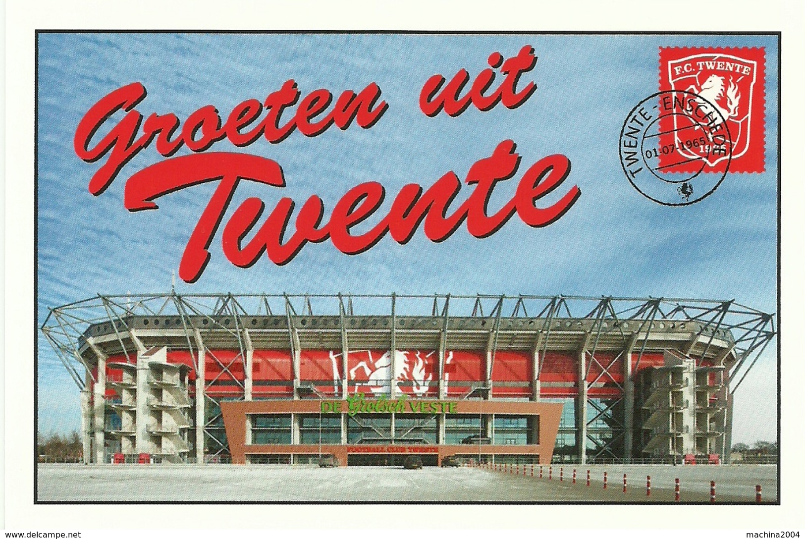 STADIUM POSTCARD ESTADIO STADIO STADION STADE DEL TWENTE - Estadios