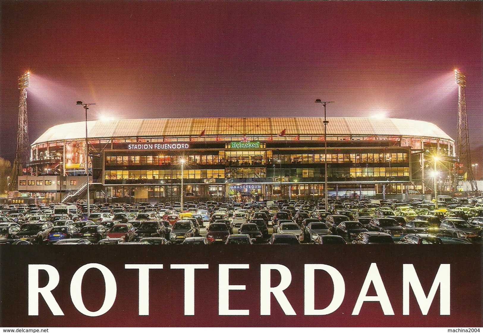 STADIUM POSTCARD ESTADIO STADIO STADION STADE DE KUIP EN ROTTERDAM - Estadios