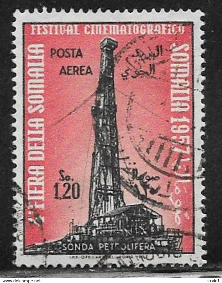 Somalia Scott # C52 Used Oil Well, 1957 - Somalia