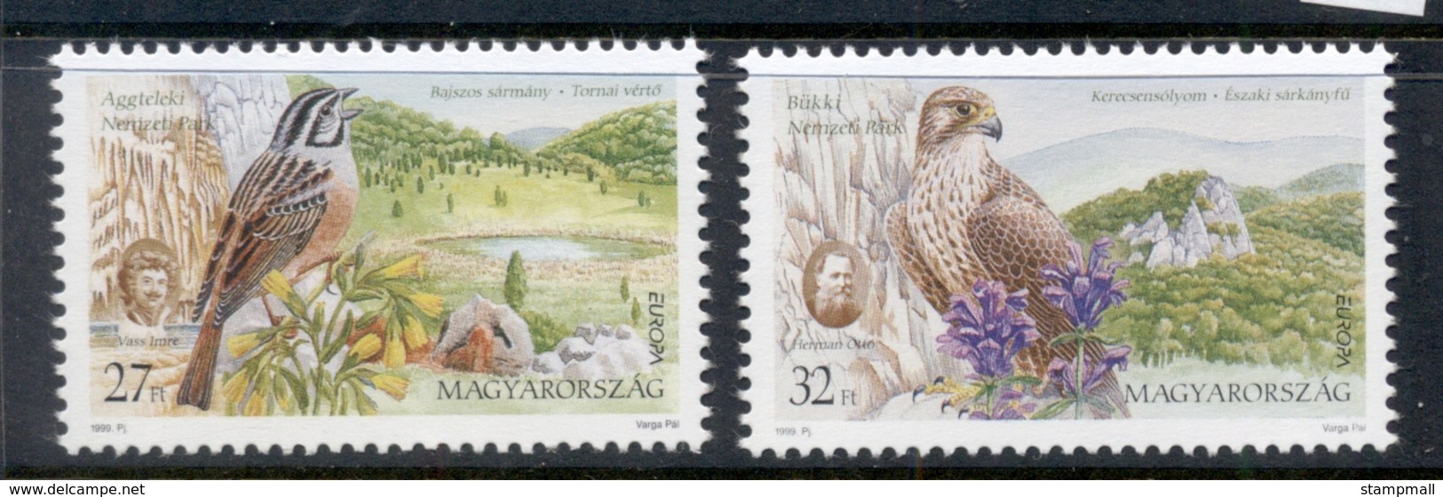 Hungary 1999 National Park, Birds MUH - Unused Stamps