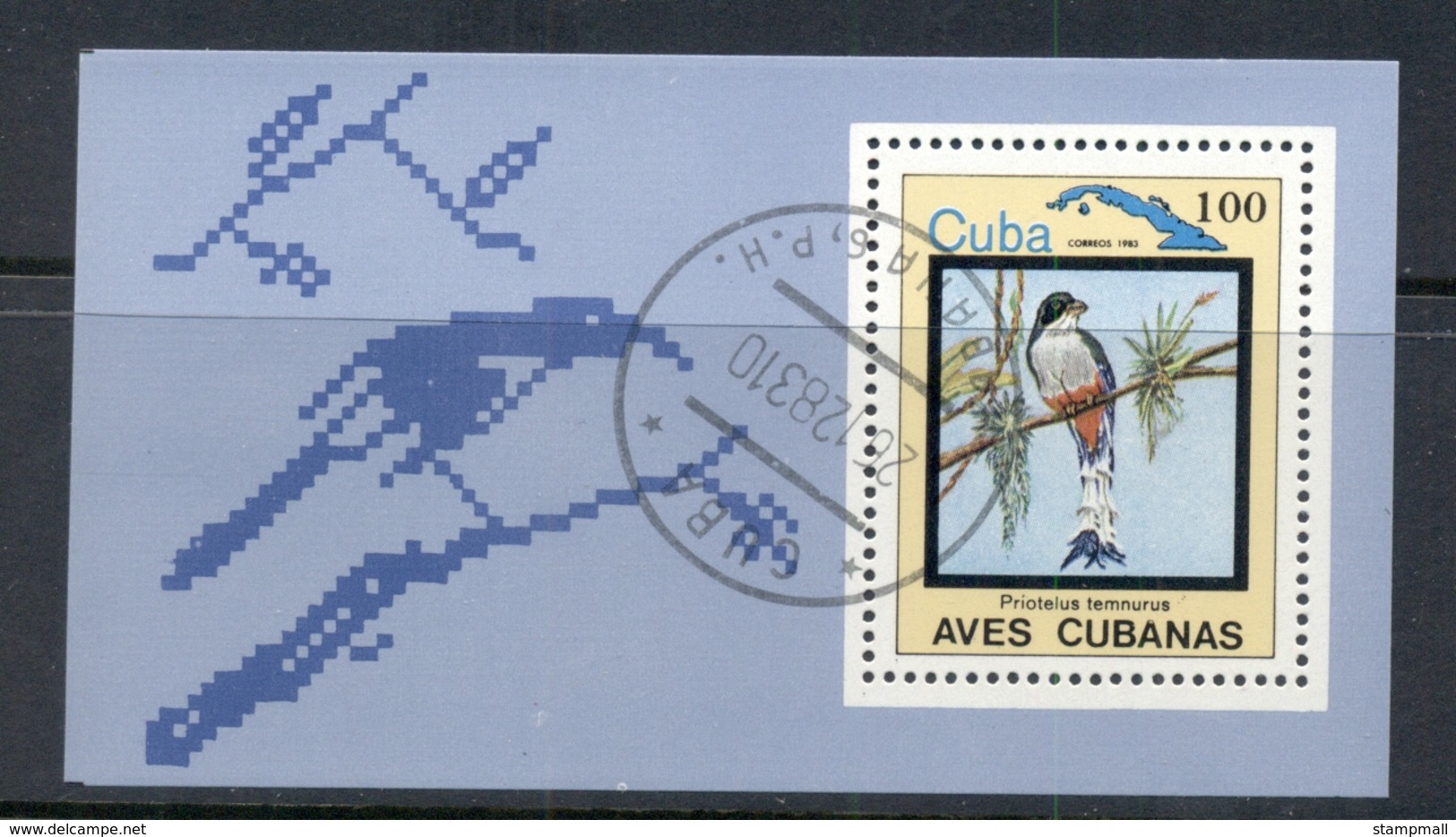 Caribbean Is 1983 Brds , Prioteus Temnurus MS CTO - Oblitérés