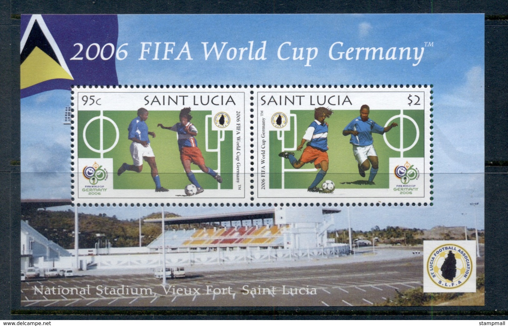 St Lucia 2006 World Cup Soccer - St.Lucia (1979-...)