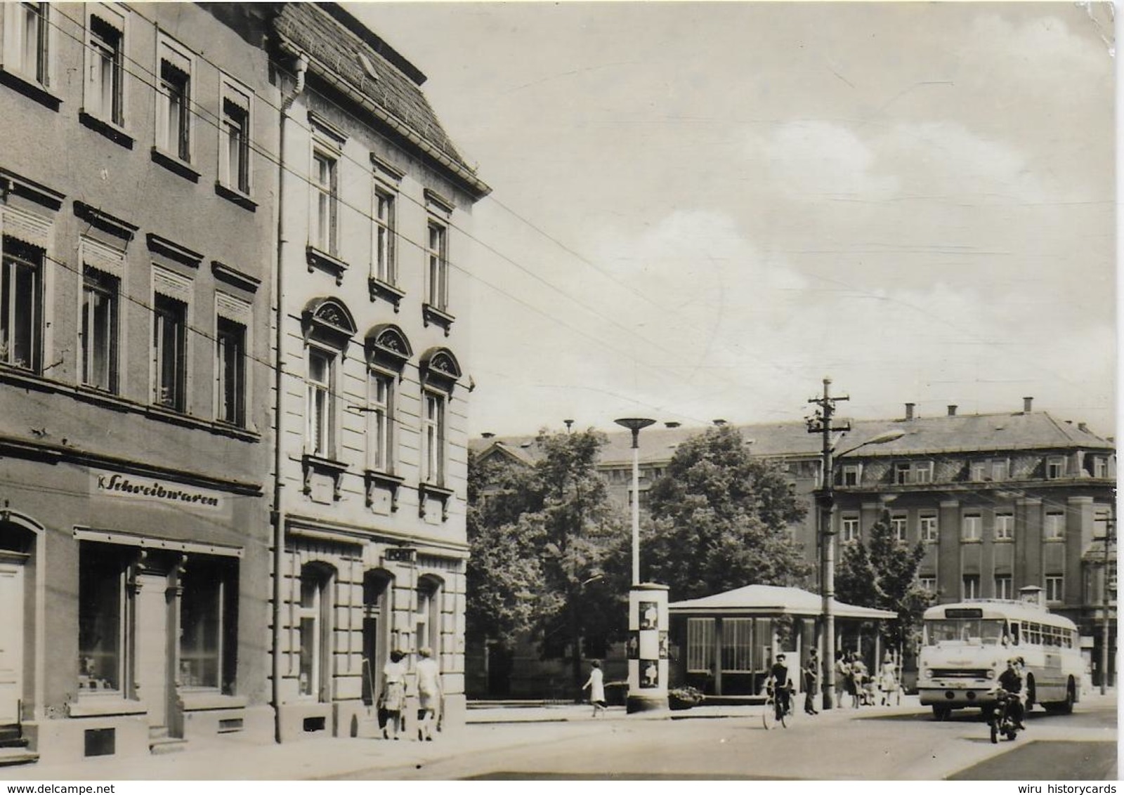 AK 0166  Riesa ( Elbe ) - Ernst-Thälmann-Strasse , Leninplatz / Ostalgie , DDR Um  1970 - Riesa