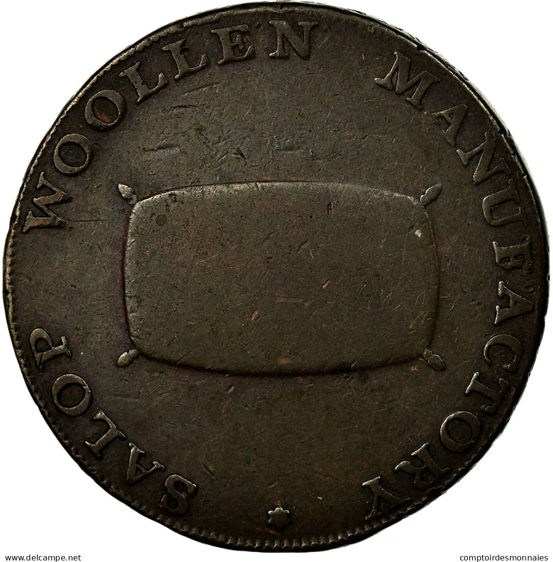 Monnaie, Grande-Bretagne, Shropshire, Halfpenny Token, 1794, Shrewsbury, TB+ - Andere & Zonder Classificatie