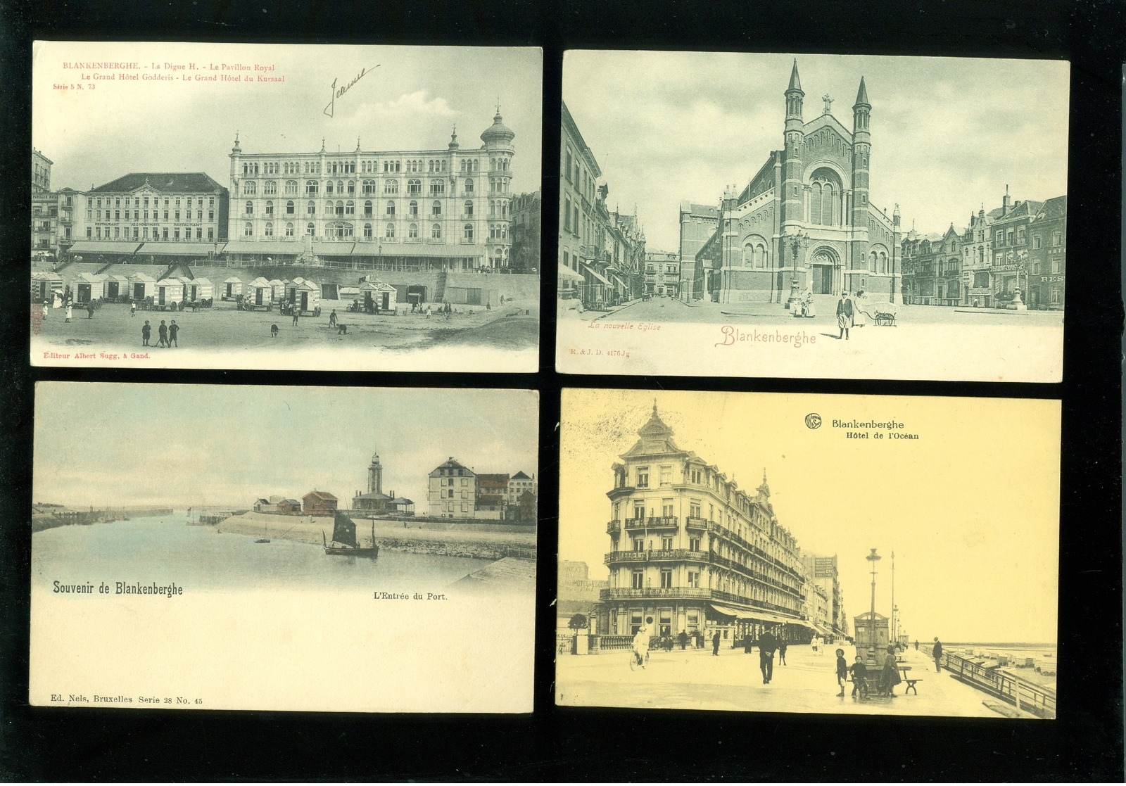 Beau Lot De 60 Cartes Postales De Belgique  La Côte  Blankenberge     Mooi Lot Van 60 Postkaarten Van België - 60 Scans - 5 - 99 Cartes