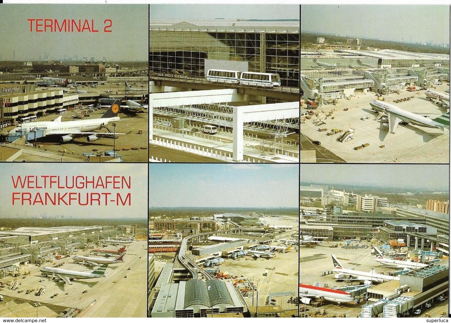 6-FRANKFURT WELTFLUGAFEN-TERMINAL 2-VEDUTINE - Aerodrome