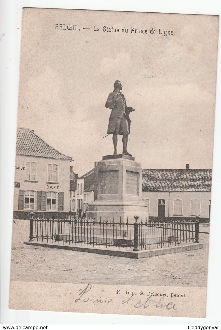 BELOEIL STATUE DU PRINCE DE LIGNE - Beloeil