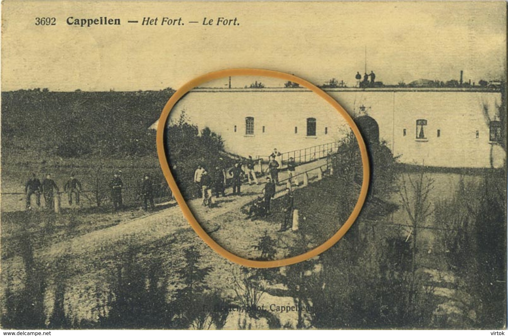 Kapellen - Capellen : Het Fort - Le Fort  ( Geschreven 1921 Met Zegel ) - Kapellen