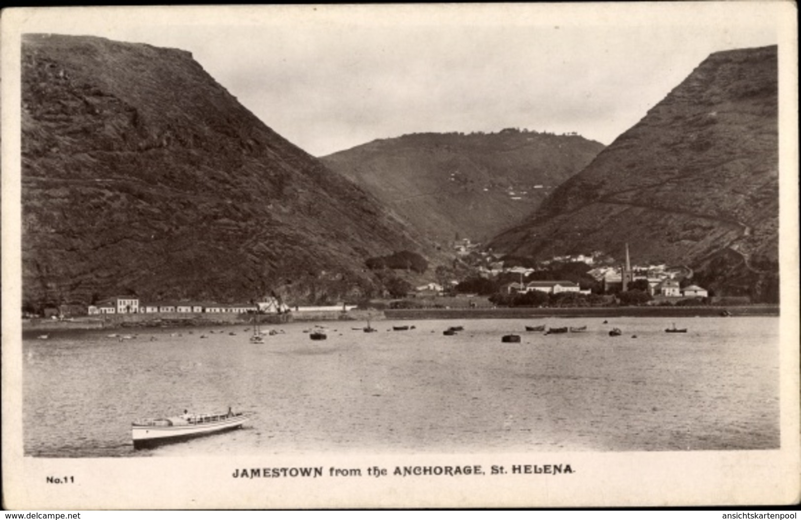 Cp Jamestown St. Helena, View From The Anchorage - Algerien