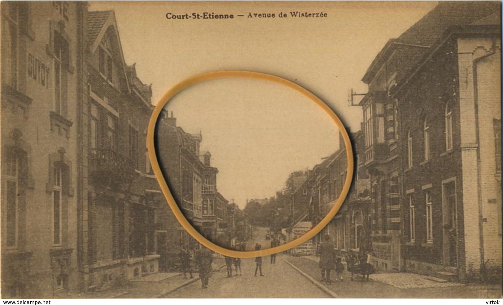 Court St Etienne :  Avenue De Wisterzée ( Carte DESAIX ) - Court-Saint-Etienne