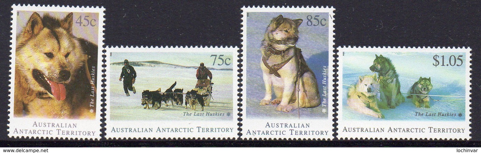 AAT, 1994 HUSKIES 4 MNH - Ungebraucht