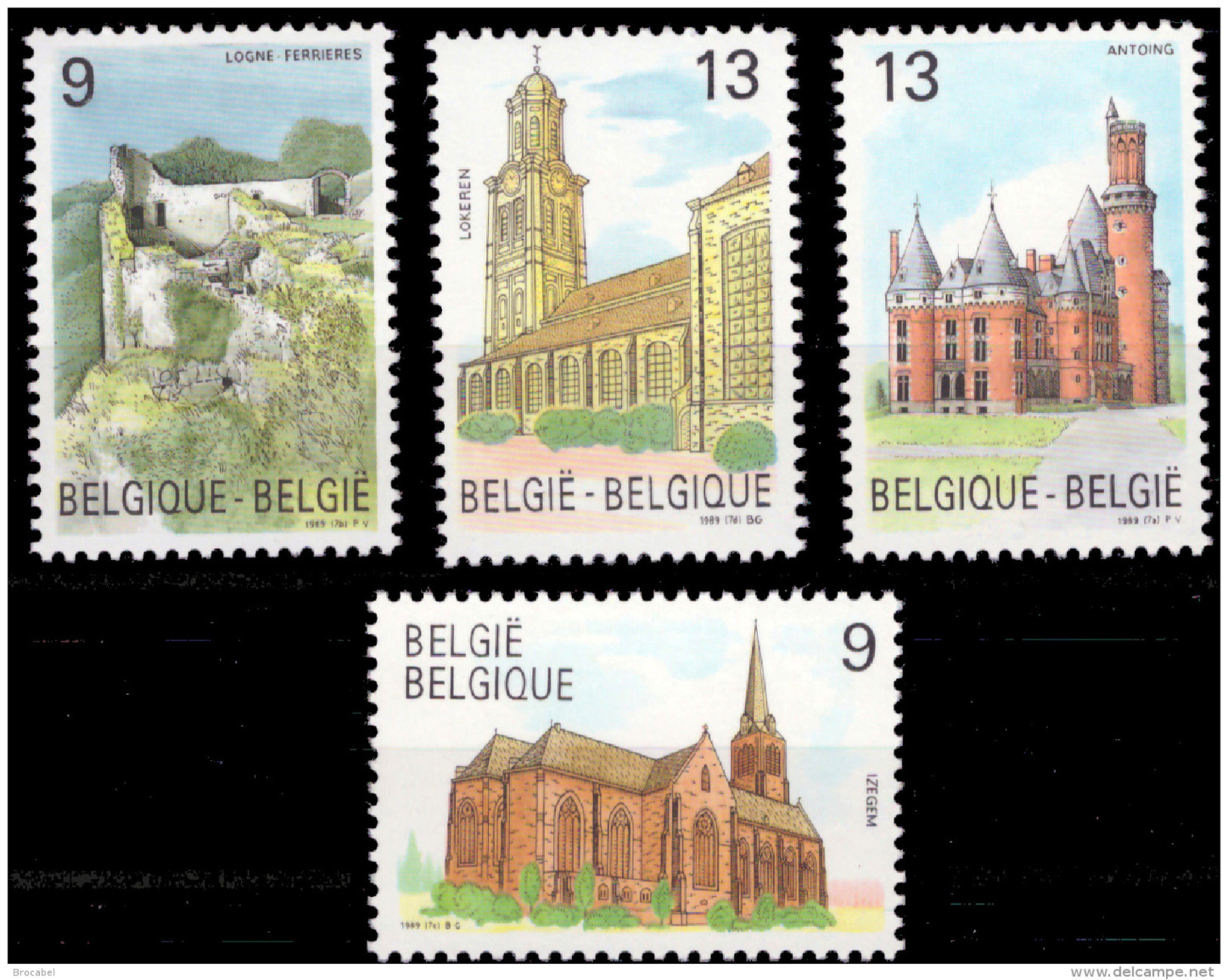 Belgium 2328/31**  Tourisme  MNH - Neufs