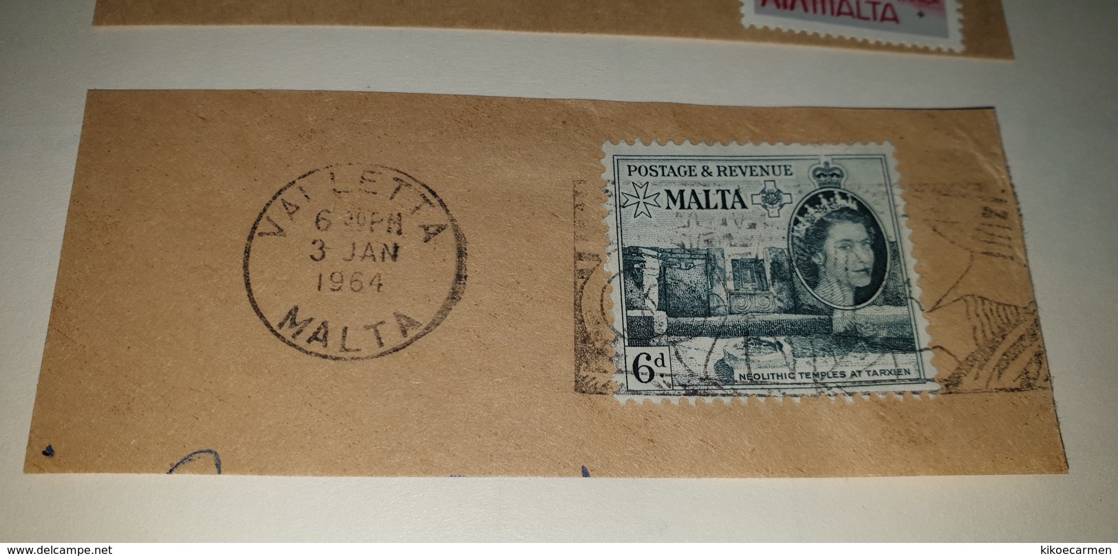 MALTA VALLETTA 1964 Cancel Cancellation - Malta