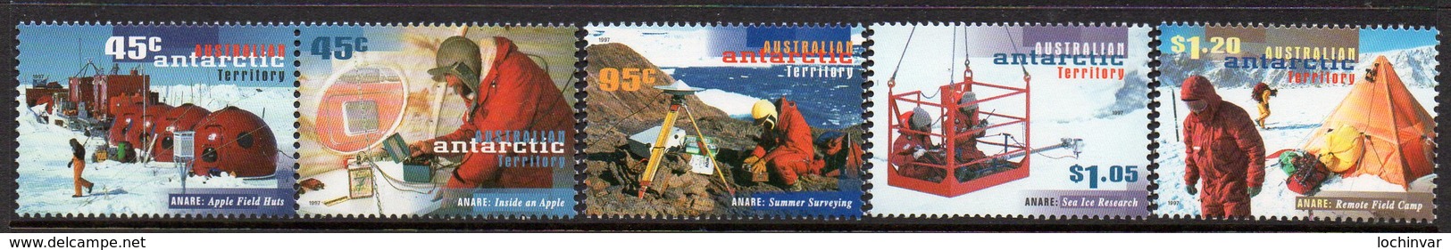 AAT, 1997 ANARE ANNIVERSARY 5 MNH - Unused Stamps