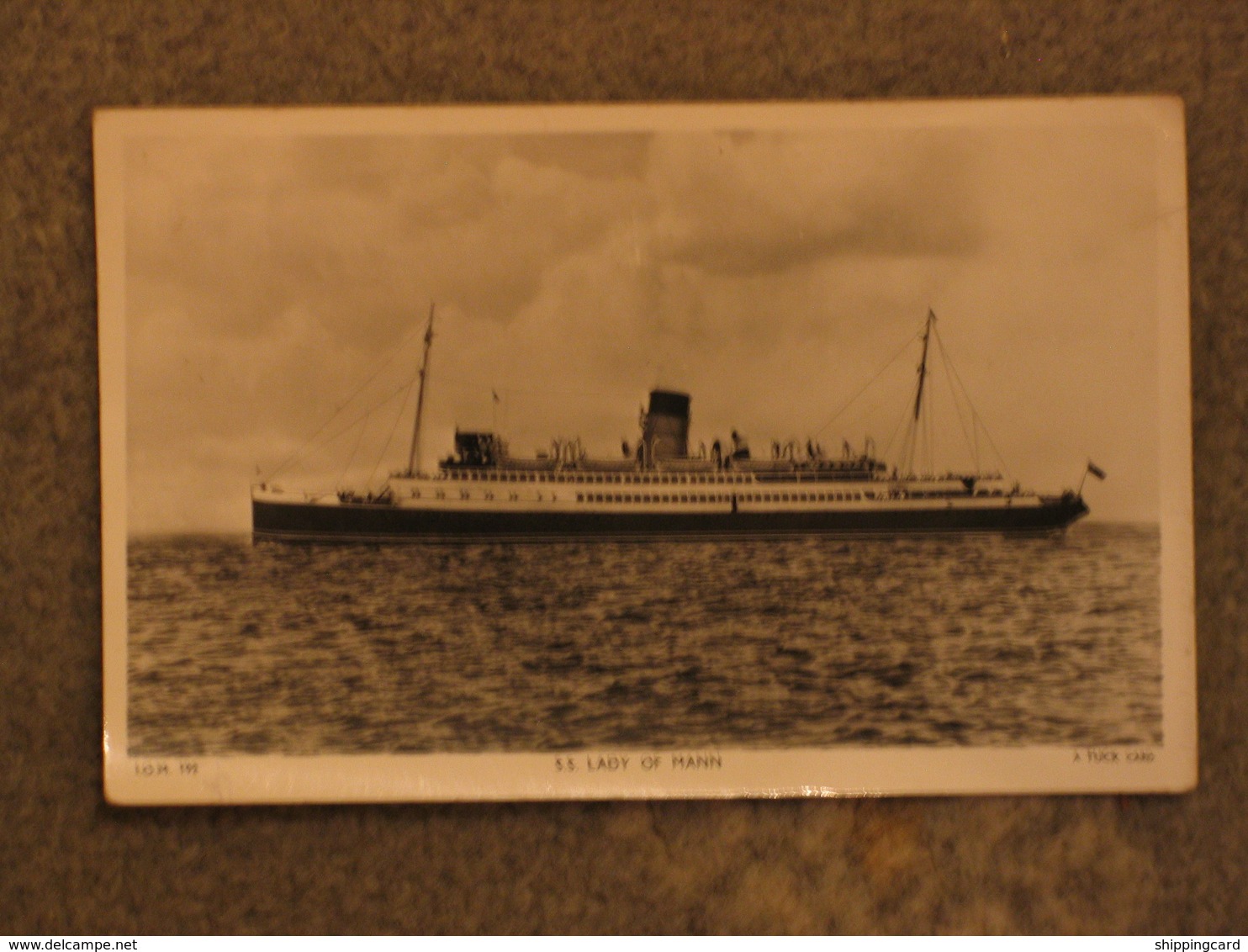 ISLE OF MAN STEAM PACKET LADY OF MANN RP, TUCK - Ferries