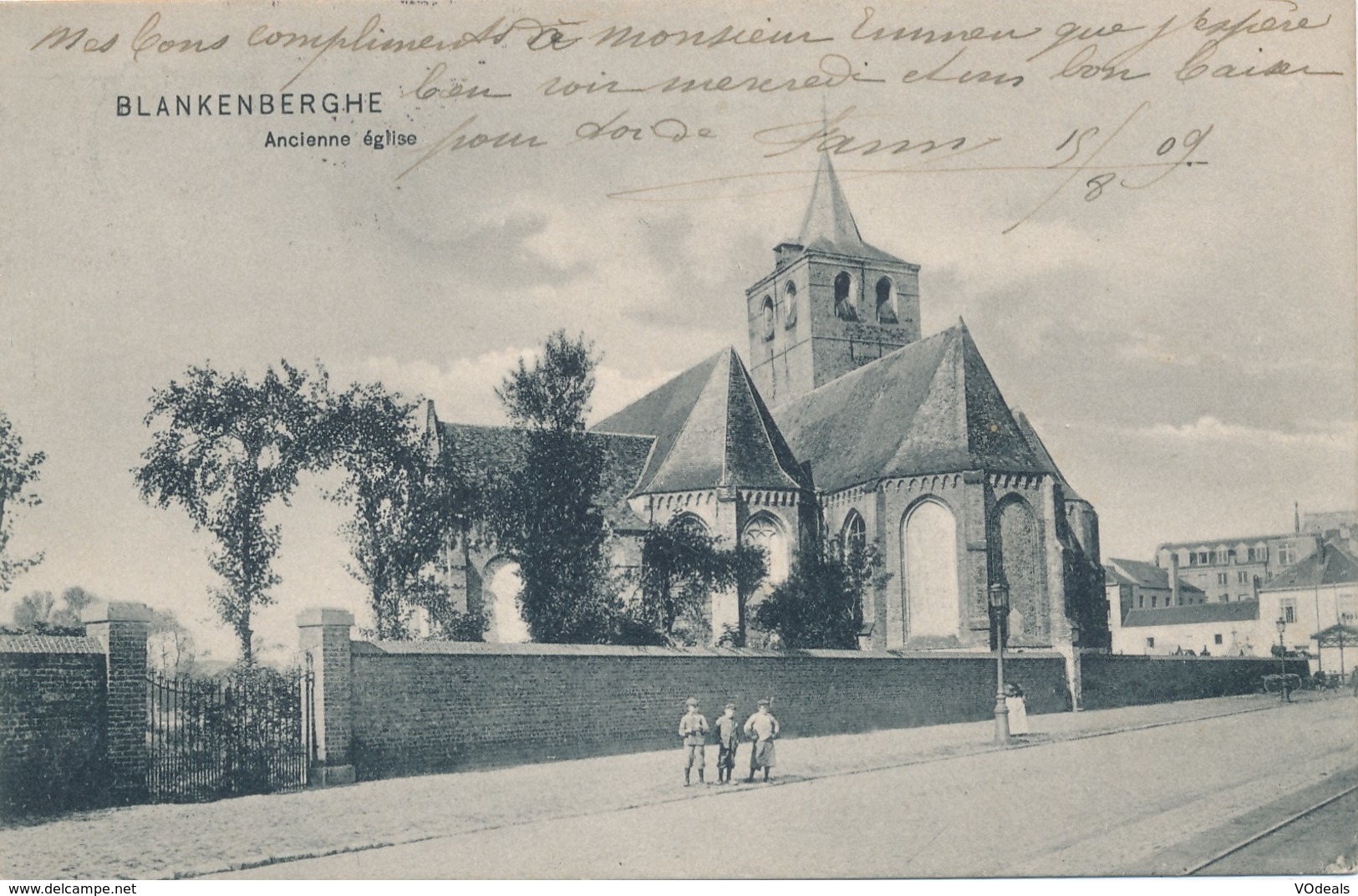 CPA - Belgique - Flandre Occidentale - Blankenberge - Blankenberghe - Ancienne Eglise - Blankenberge