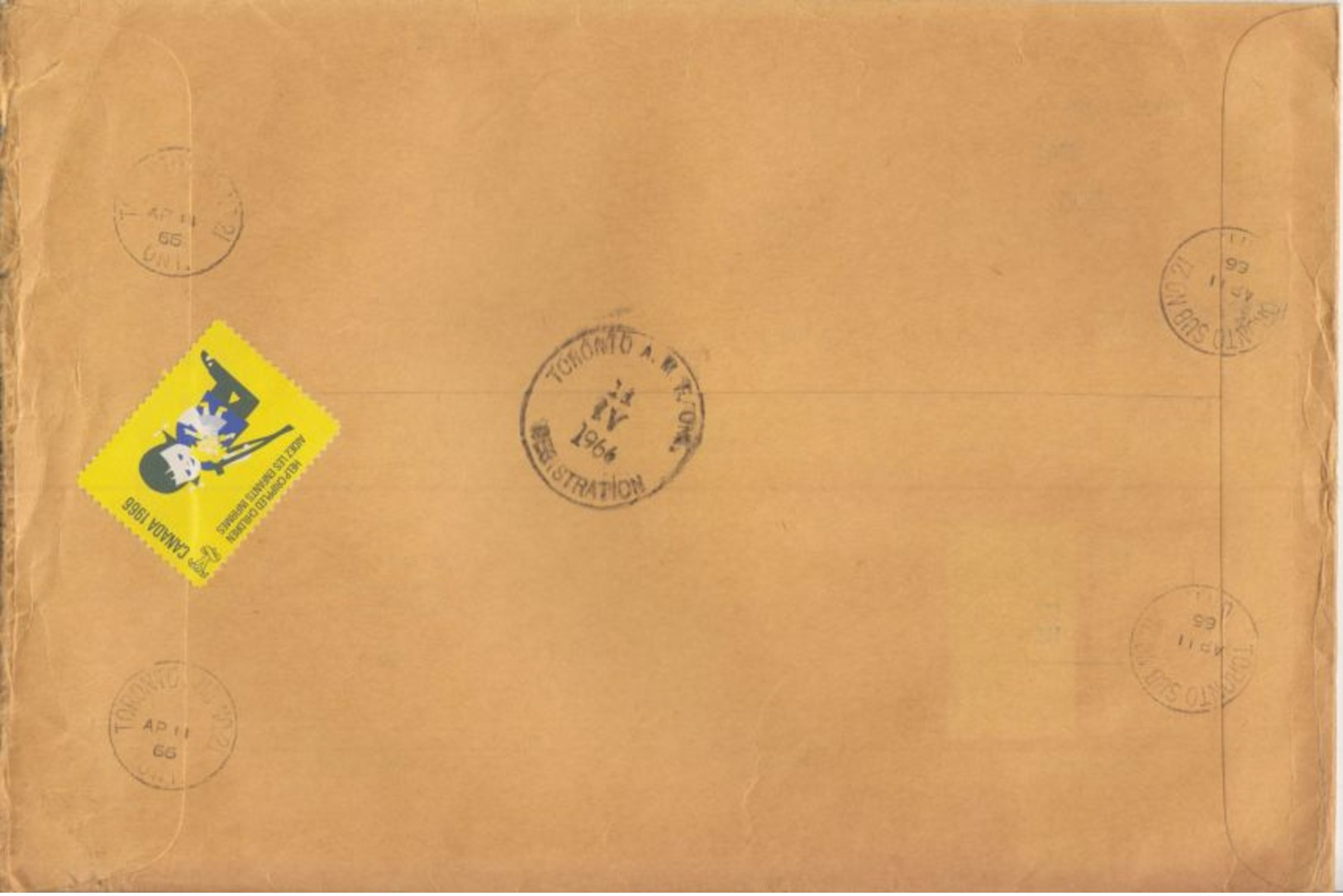 Canada - 1 $ Freimarke U.a. Luftpostbrief Einschreiben Toronto München 1966 - Sonstige & Ohne Zuordnung