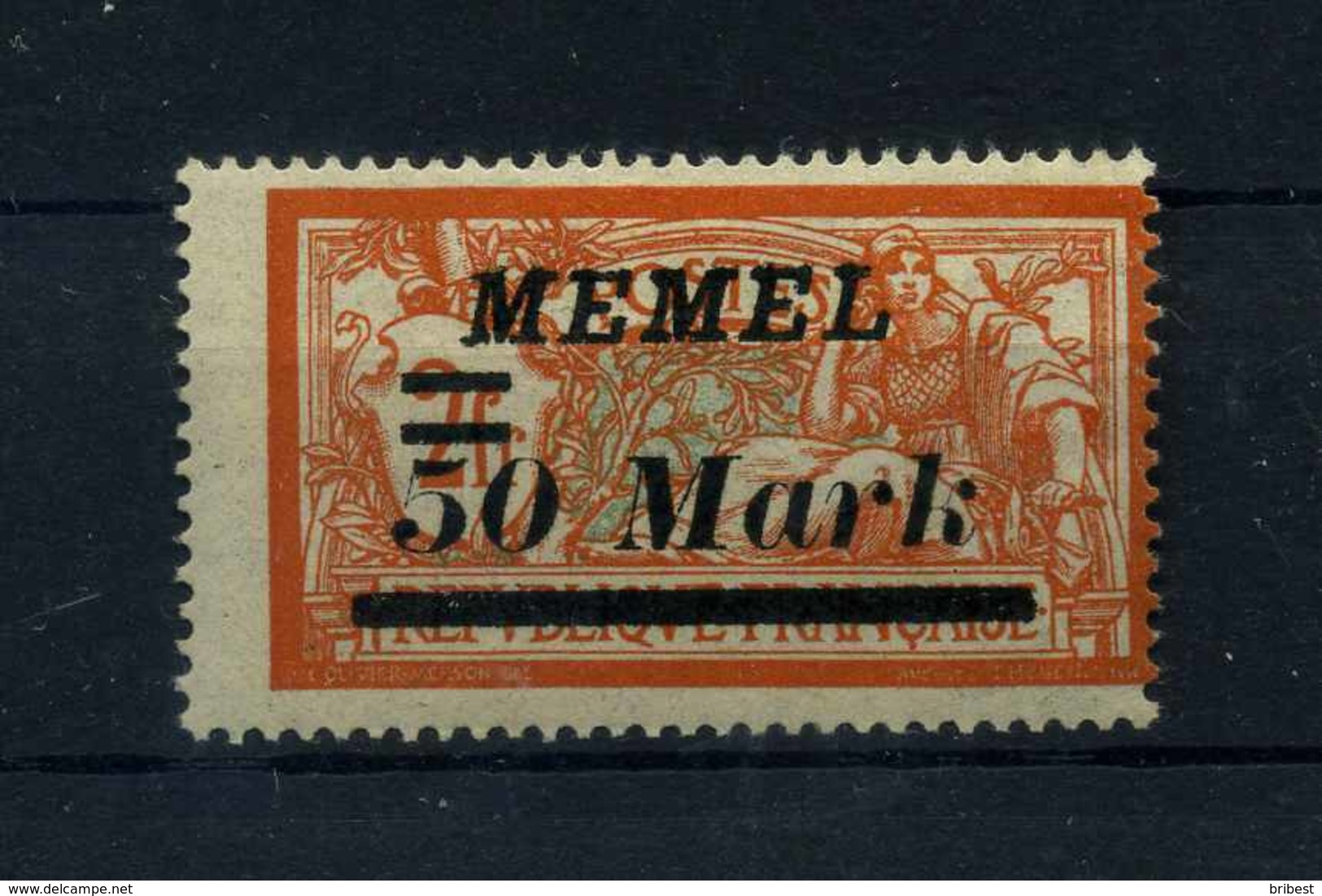 MEMEL 1922 Nr 97 Haftstelle/Falz (110193) - Memelgebiet 1923