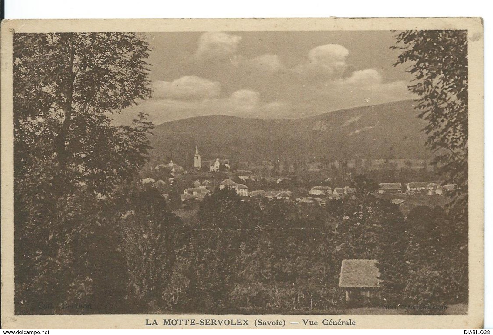 LA MOTTE CERVOLEX    ( SAVOIE  )       VUE GÉNÉRALE - La Motte Servolex