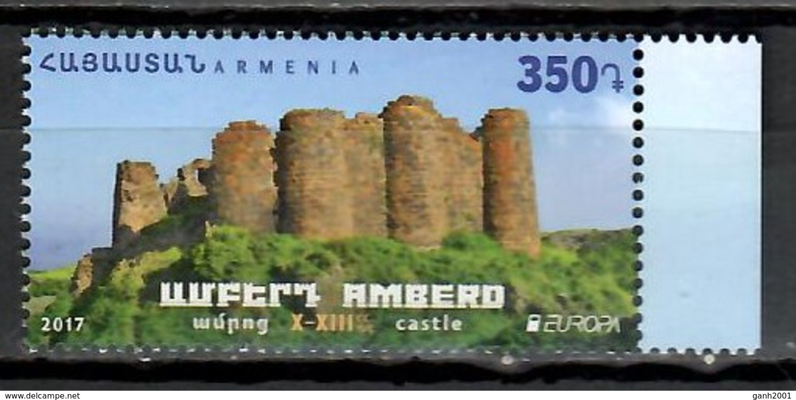 Armenia 2017 / Europa CEPT Castles MNH Castillos Schlösser / Cu9624  1 - 2017