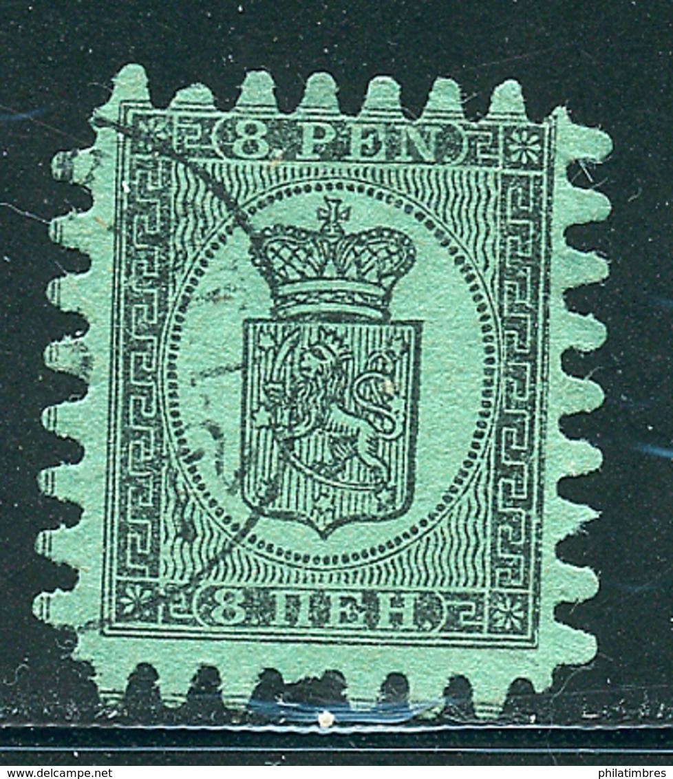 FINLANDE 1866/1870 N° 6 Percé En Serpentaire Dentelé 71/2 -  8  Tout état Voir Photo - Used Stamps