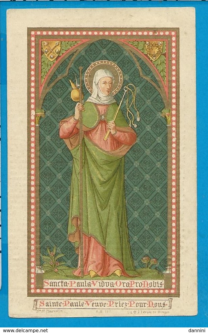 Holycard    St. Paula - Images Religieuses