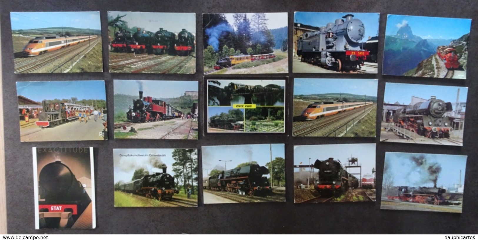 LOT De 77 Cartes Sur Le Transport : Train, Avion, Voiture, Humour, Voir Les Scans. Lire Descriptif - Autres & Non Classés