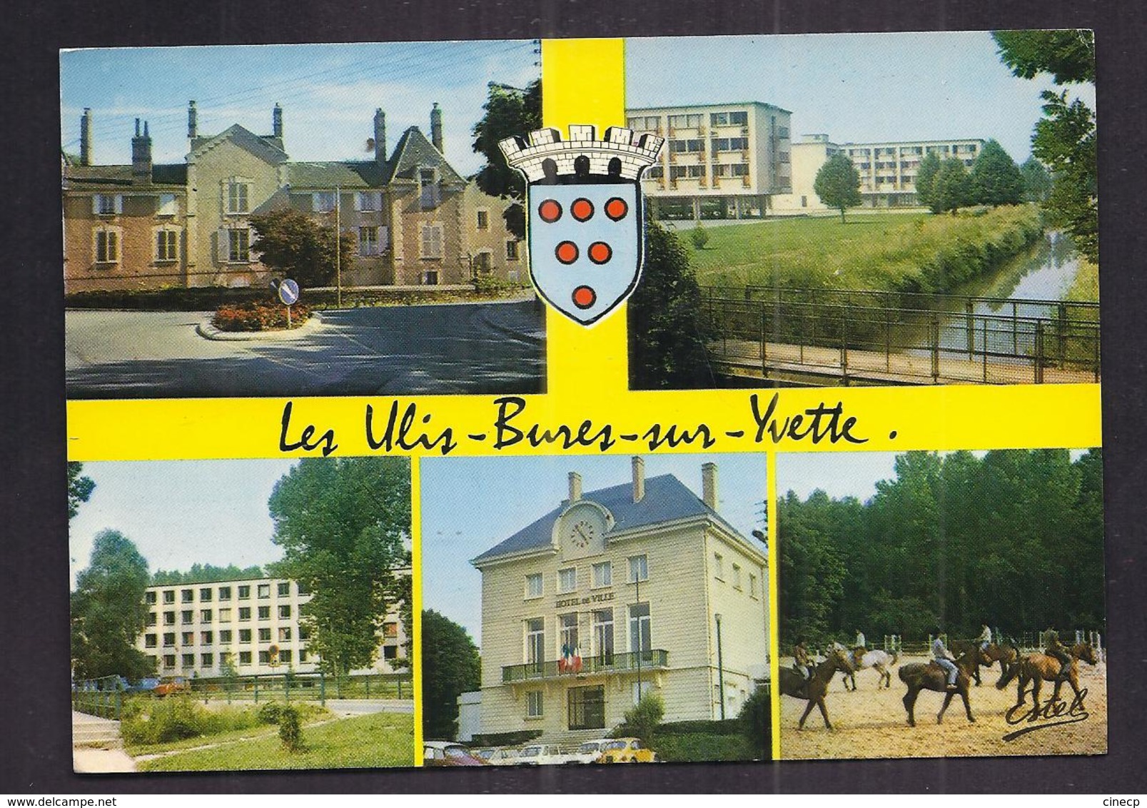 CPSM 91 - LES ULIS - BURES SUR YVETTE - TB CP Multivue Dont Château , Résidences Universitaires , Hôtel De Ville , Etc.. - Les Ulis