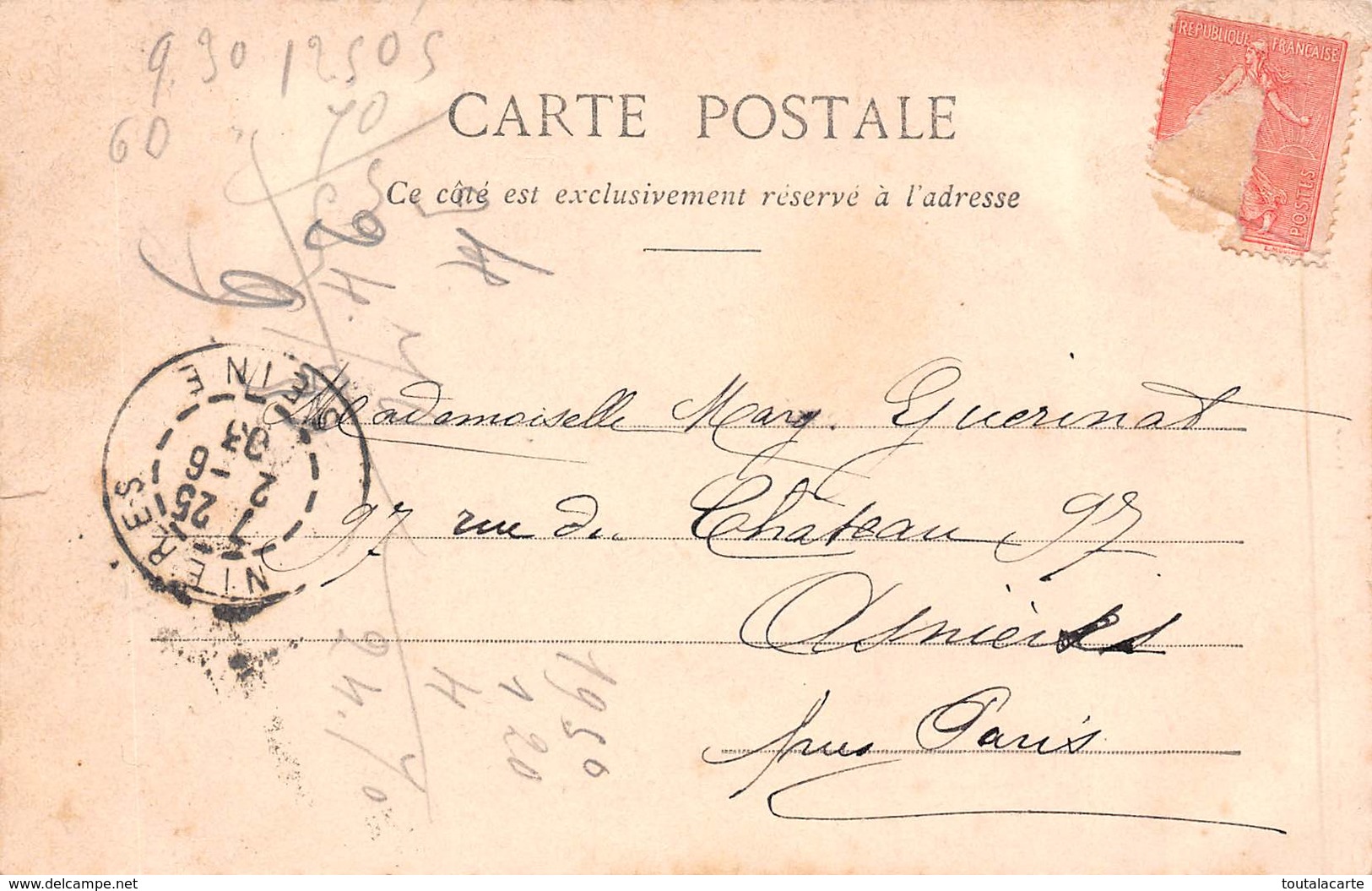 CPA 45 ORLEANS PENSIONNAT ST EUVERTE JARDIN BOTANNIQUE 1903 - Orleans