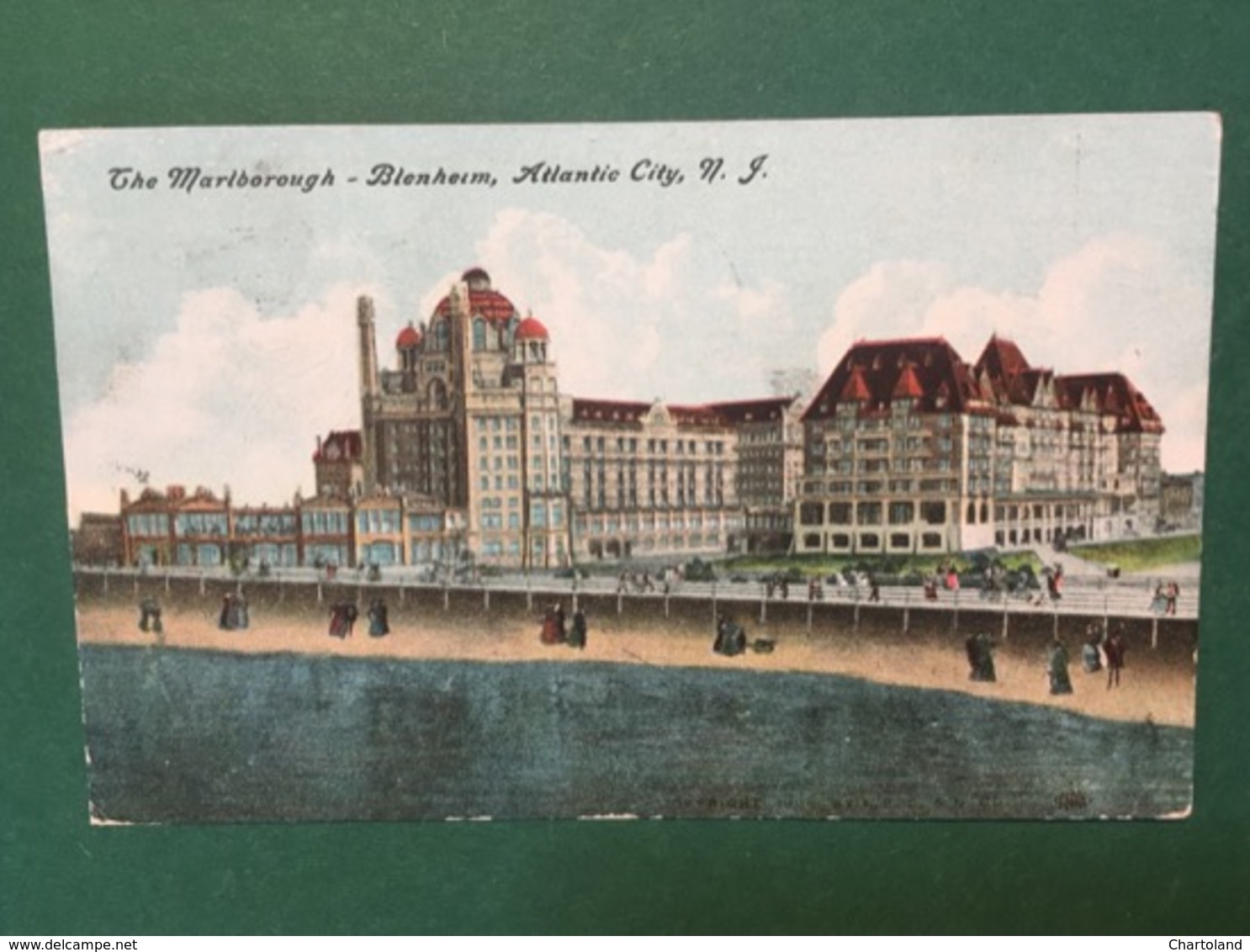Cartolina The Marleborough - Blenhelm - Atlantic City - N. F. - 1909 - Non Classificati