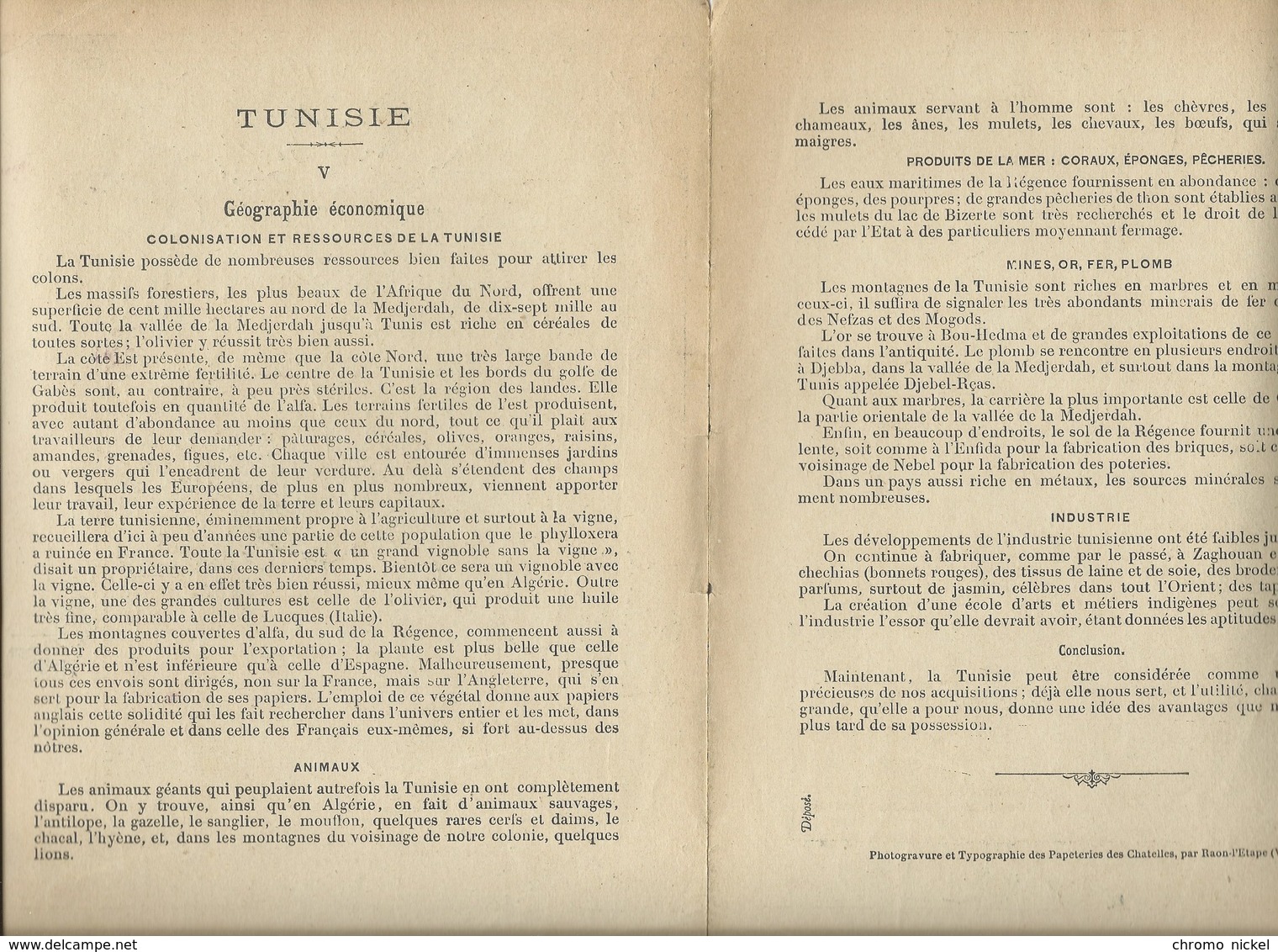 TUNISIE Palais Du Bardo Escalier Des Lions Protège-cahier Couverture 220 X 175 Bien 3 Scans Colonies Françaises - Protège-cahiers