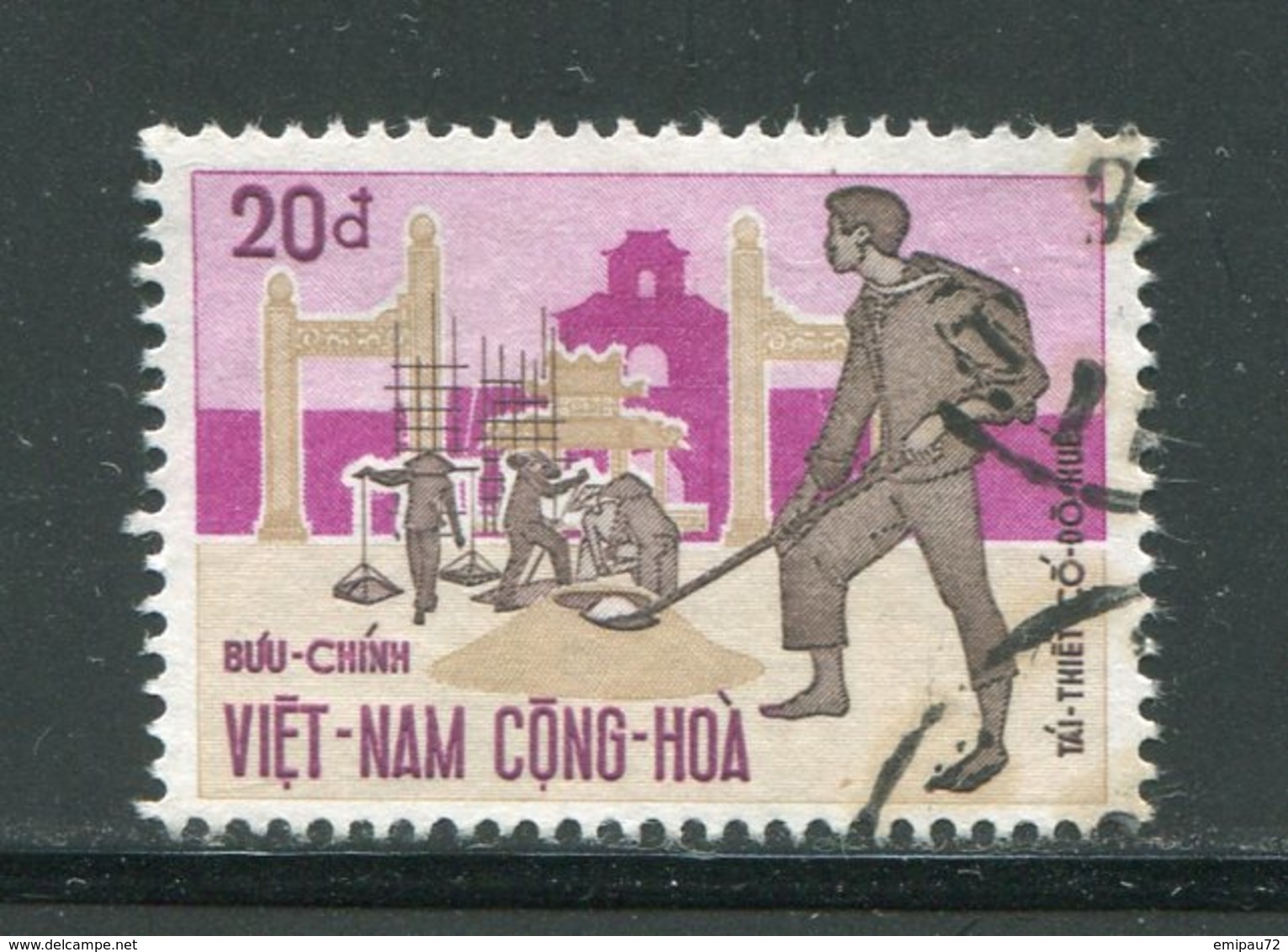 VIET-NAM DU SUD- Y&T N°345- Oblitéré - Viêt-Nam