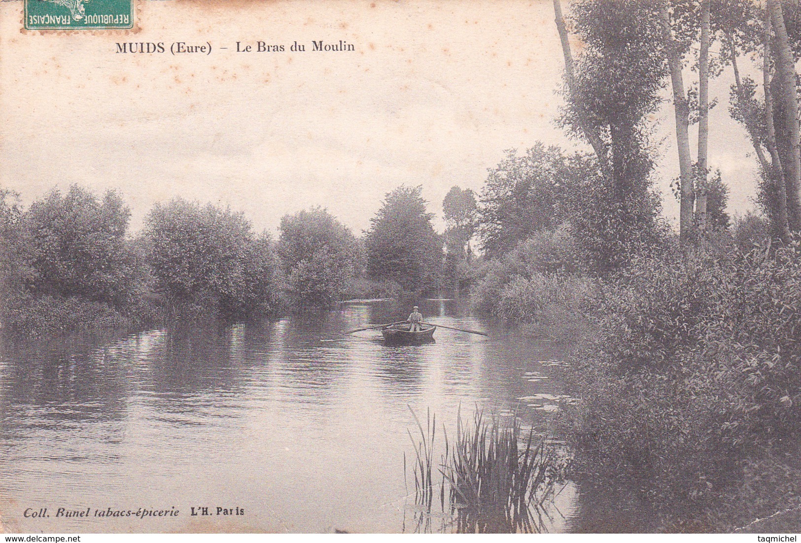 EURE MUIDS Le Bras Du Moulin  Belle Obliteration CCL Les Andelys A St Pierre Du Vauvray - Muids