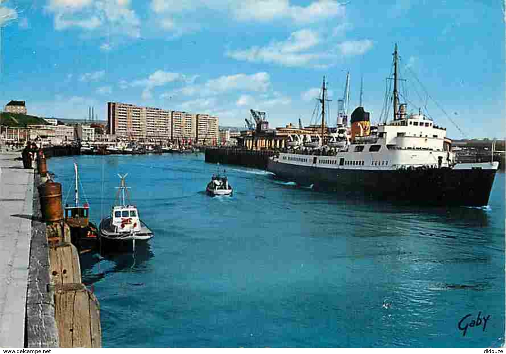 62 - Boulogne Sur Mer - Le Port - Le Paquebot Maid Of Orléans - Bateaux - Voir Scans Recto-Verso - Boulogne Sur Mer