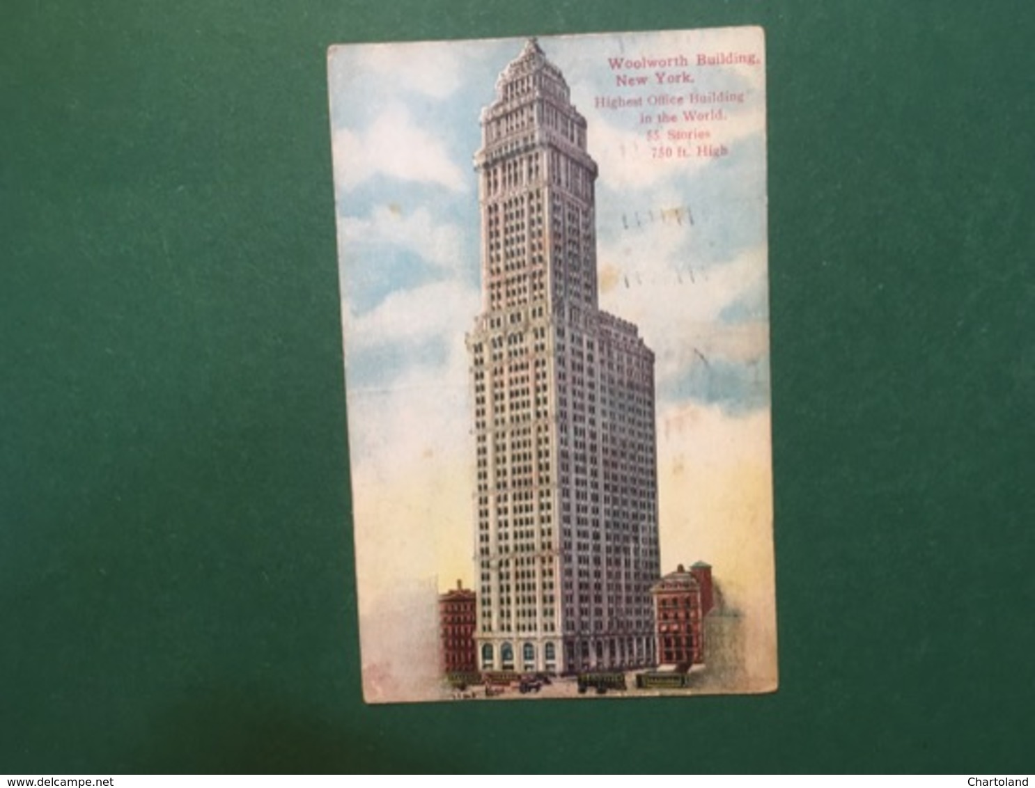 Cartolina Woolworth Building - New York - Highest Office Building - 1911 - Non Classificati