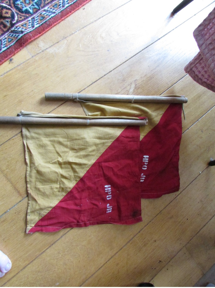 2 WW1 US Army Signal Flags - 1914-18