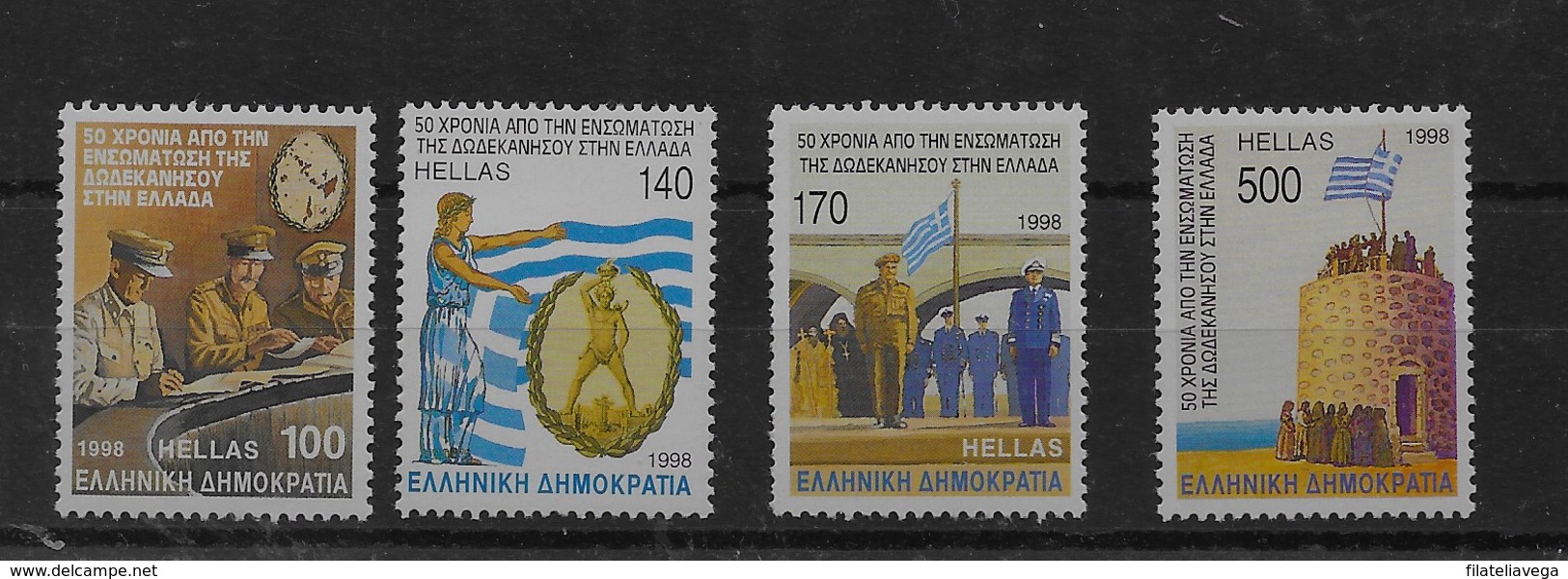 Serie De Grecia Nº Yvert 1952/55 ** - Nuevos