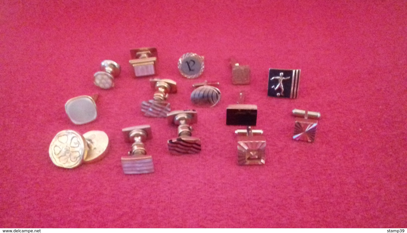 Lot De Boutons De Manchettes (sans Paires) - Cuff Links & Studs